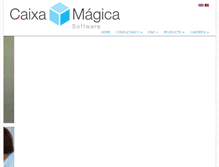 Tablet Screenshot of caixamagica.pt