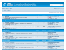 Tablet Screenshot of comunidade.caixamagica.pt